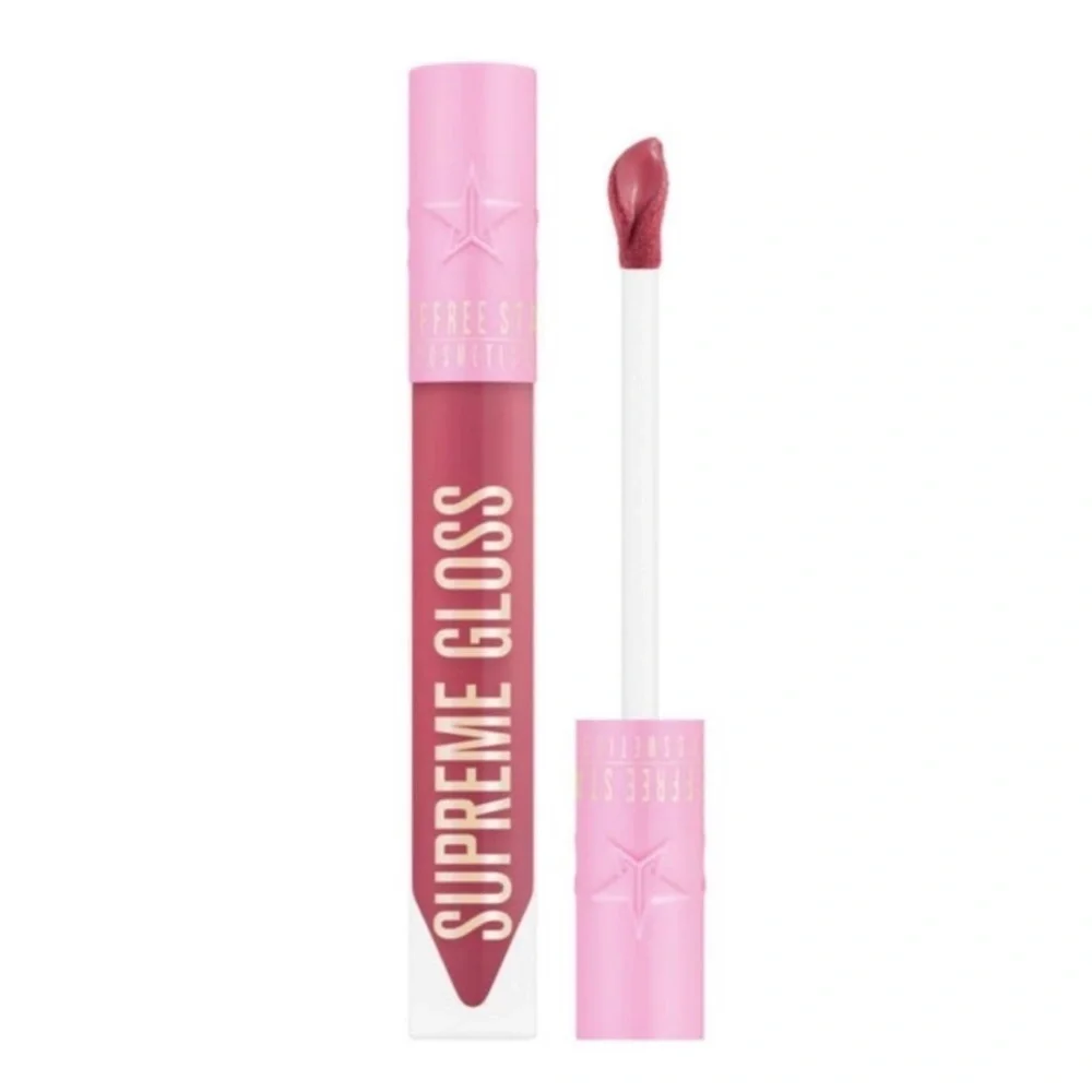 Jeffree Star PLEASE FORGIVE ME SUPREME GLOSS Lipstick in Deep Rose
